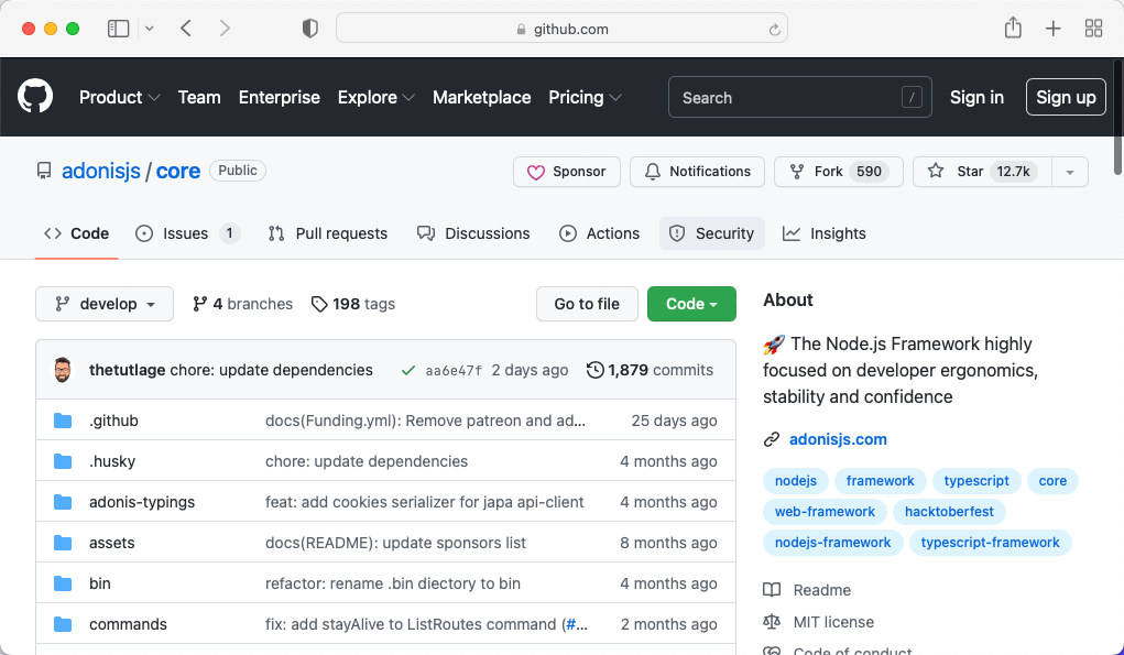 adonisjs 框架中文翻译召集（nodejs 中的类 laravel 框架）